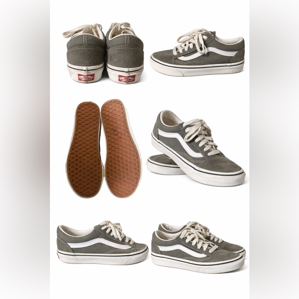 Vans Old Skool Pewter Sneakers- 7- Women’s